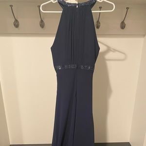 Jones Wear long sparkle blue dress size 4